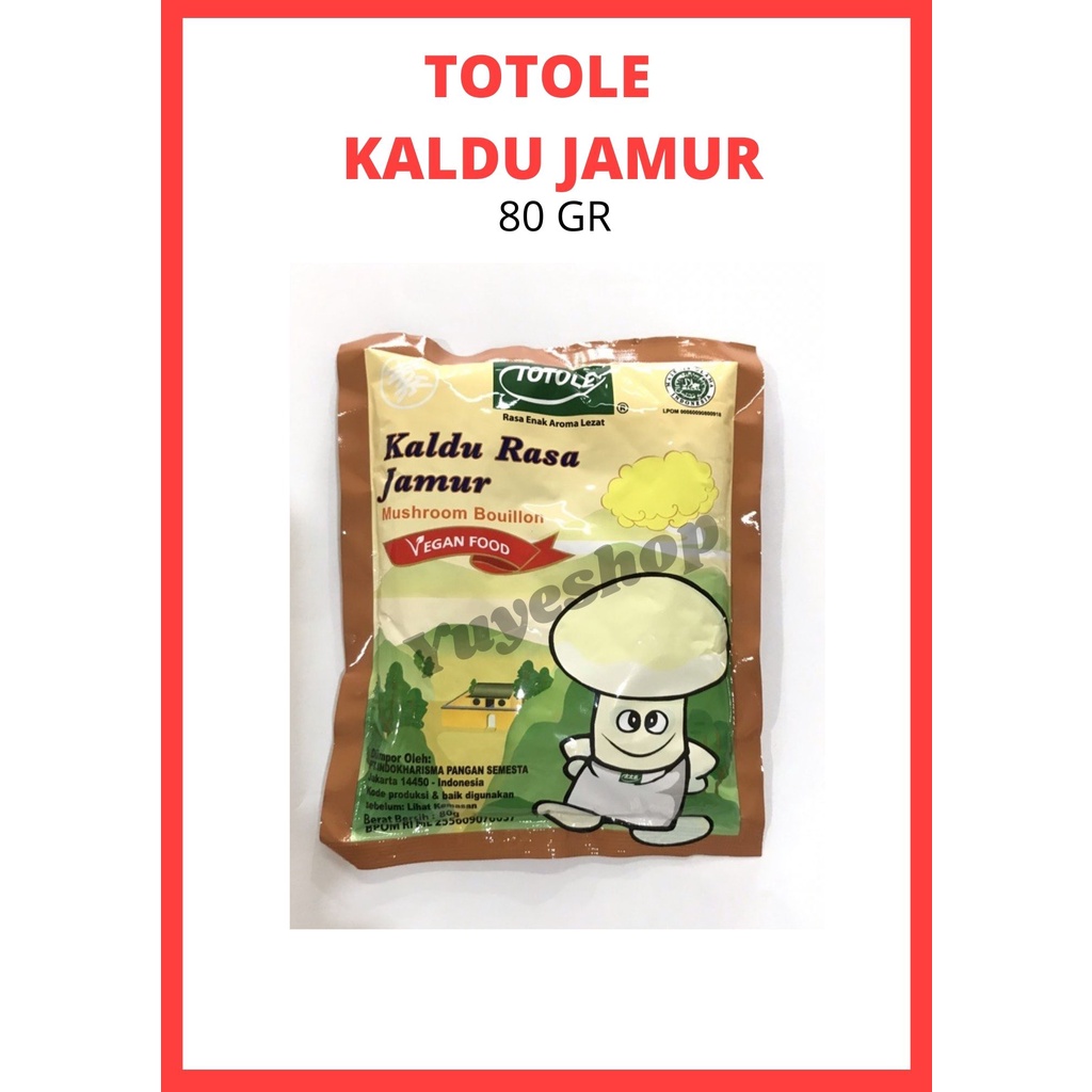 

Totole Kaldu Jamur 80gr/ 200gr / 400 gr Penyedap rasa Jamur