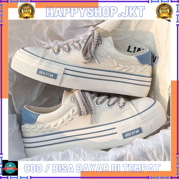 HS / Sepatu Wanita Sneaker  Kanvas Premium 264