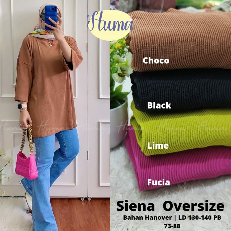 Capcin blouse kaos uniqlo oversize jumbo LD 130