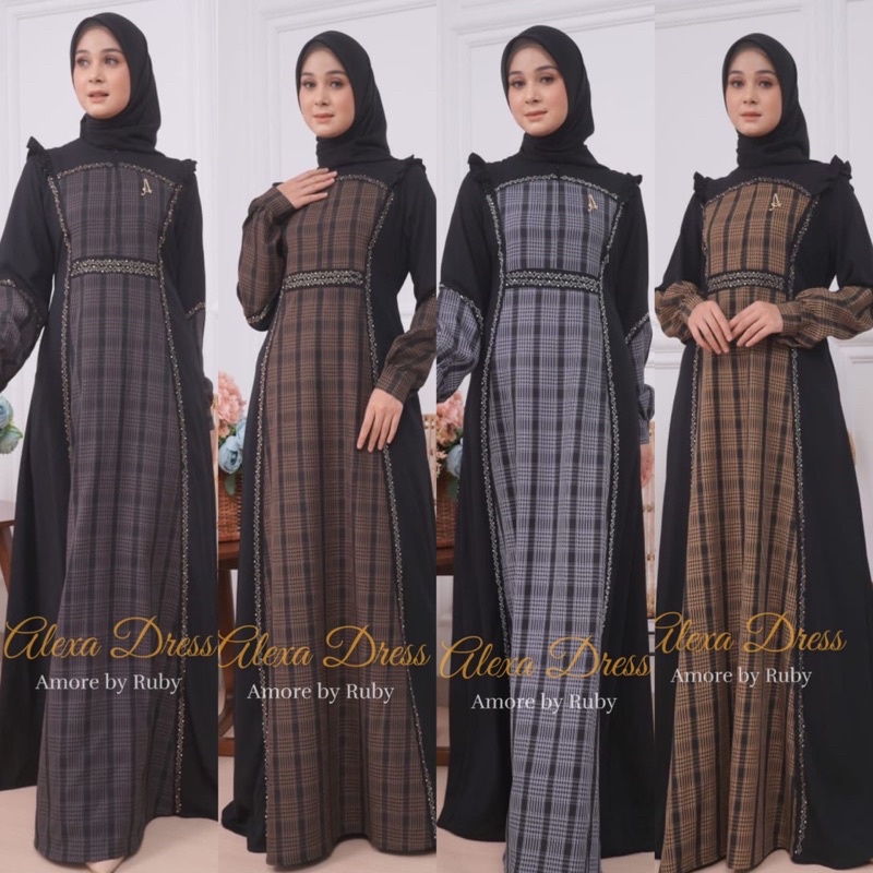 ALEXA DRESS AMORE BY RUBY GAMIS FASHION HIJAB 2022