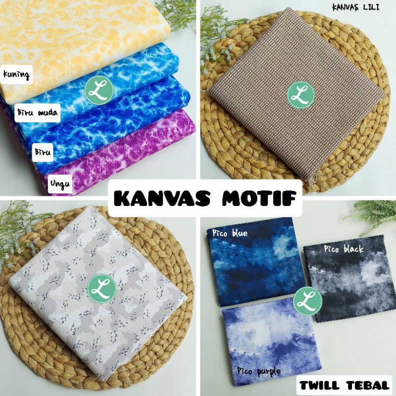 KANVAS MOTIF / TWILL MOTIF