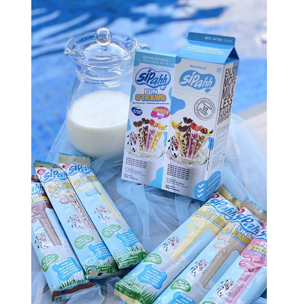 

[G-S6S-☎] Sipahh Fun Straw Pack 1's (Vanilla)_banyak diminati