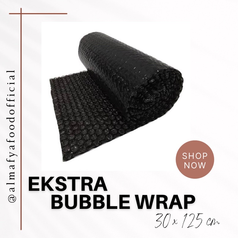 

Almafya Food - Bubble wrap tambahan ekstra packing 30cmx125cm