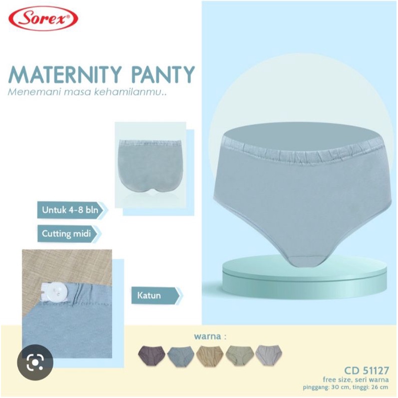 Celana Dalam Khusus Hamil Sorex Maternity Panty CD 51127