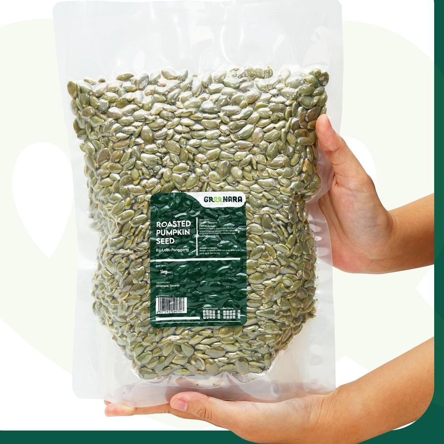 

✔ Roasted Pumpkin Seed 1kg / Biji Labu Panggang 1kg Hot Sale
