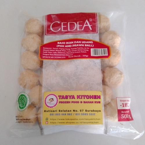 

Cedea Prawn Ball Premium Bakso Ikan Dan Kepiting 500 gr