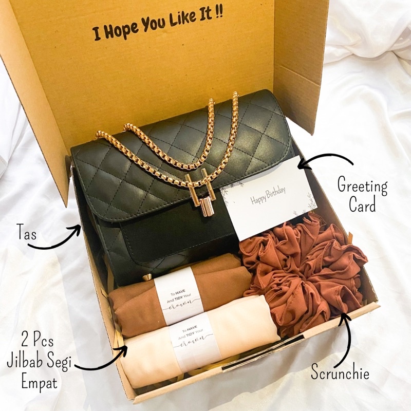 [B5550]GIFT BOX TAS CEWEK/HAMPERS TAS SALEMPANG CEWEK/HADIAH ULANG TAHUN/KADO PACAR/HAMPERS HARI IBU/KADO WEDDING/KADO VALENTINE/KADO ANNIVERSARY/HAMPERS LEBARAN/HAMPERS RAMADAN/KADO WEDDING/KADO NATAL/KADO WISUDA