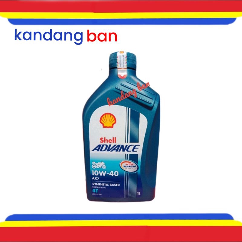 OLI SHELL ADVANCE AX7 4T 10W-40 1 L ,100% ORIGINAL