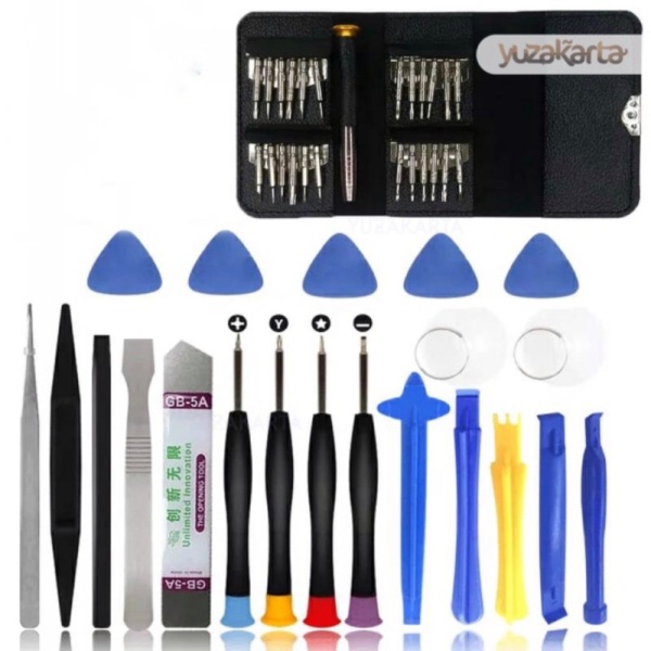 Promo OBENG SET ALAT TOOL KIT BONGKAR HP ANDROID XIAOMI OPPO IPHONE MACBOOK Promo