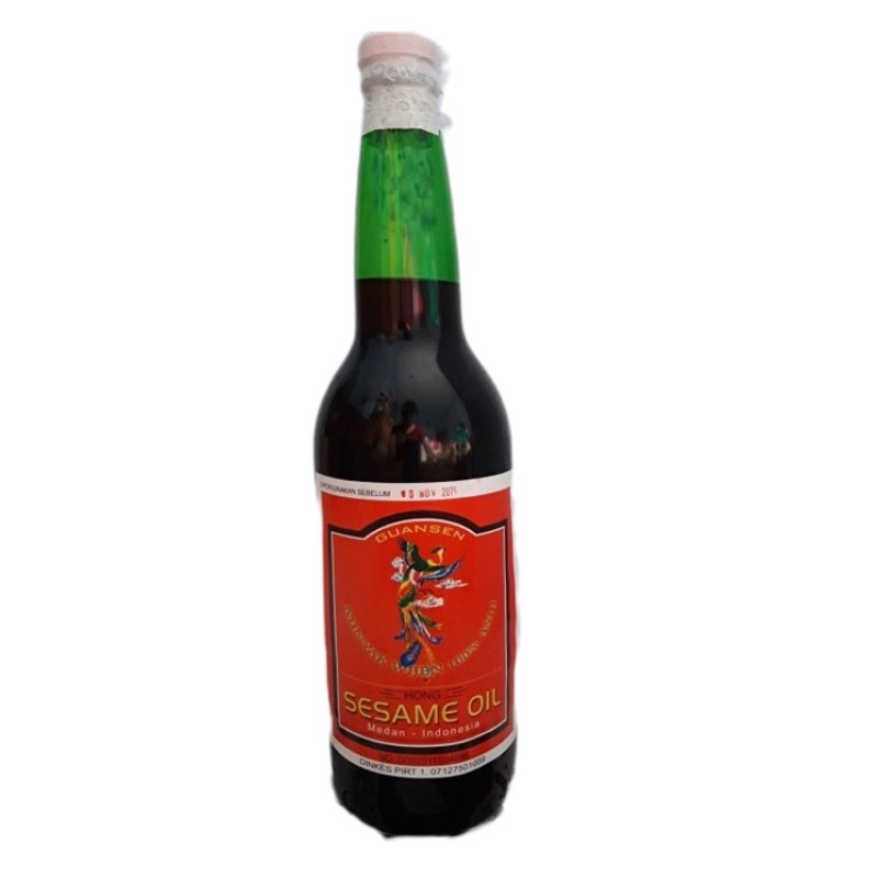

Guansen Hong Sesame Oil 620 ml / Guansen / Burung / Hong / Minyak / Wijen / Merk / Baby / Pure / Sesame / Oil