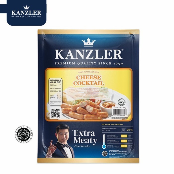 

KANZLER Sosis Cheese Cocktail 500 gr