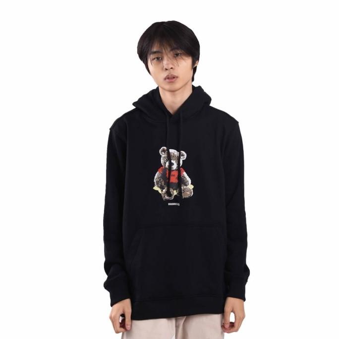 JUAL MURAH Roughneck H462 Black Kiddy Joy Hoodie