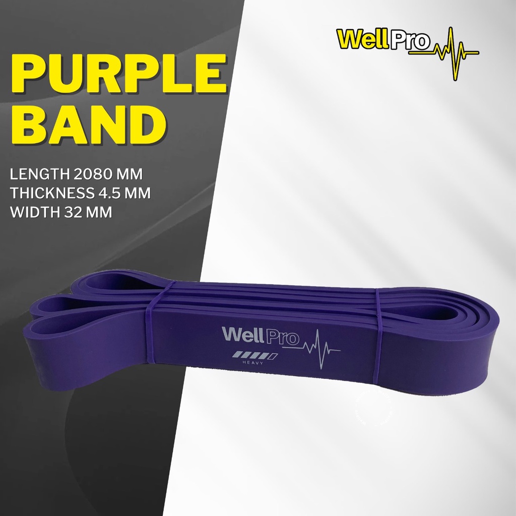 Long Resistance Band Purple Karet Elastis | Pull Up Resistance Band | Resistance Band
