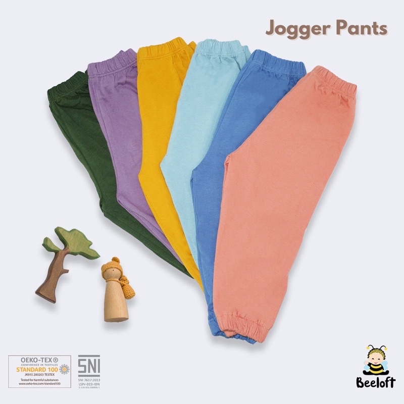 Beeloft Jogger Pants Anak 6-12 M / 1-2 Y / 3-4 Y