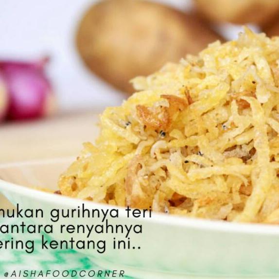 

[PRODUK 6BBN0] TERI KENTANG (kering kriuk teri medan) 100 - 200gr VTV