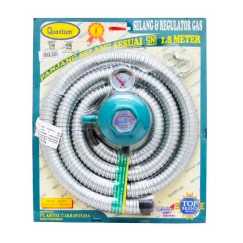 REGULATOR GAS DAN SELANG  QUANTUM QRL 032