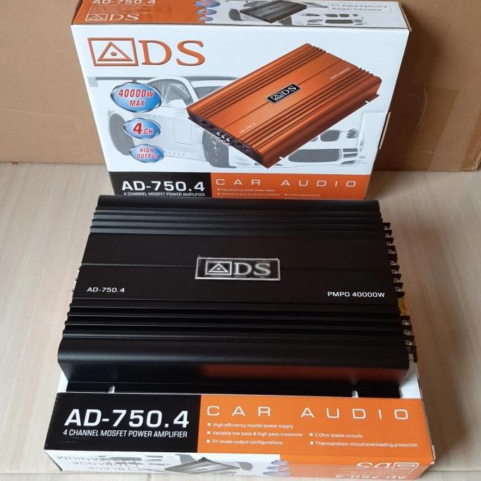 POWER ADS AD-750.4 AMPLIFIER ADS AD-750.4 POWER 4 CHANEL ADS 750.4