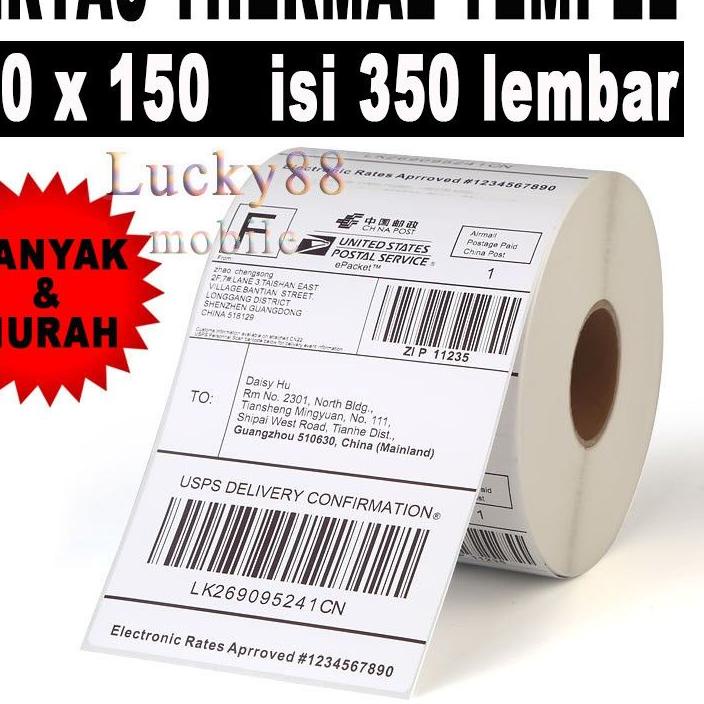 

✺✺ Kertas Thermal 100 x 150 isi 250 Lembar dan 500 lembar