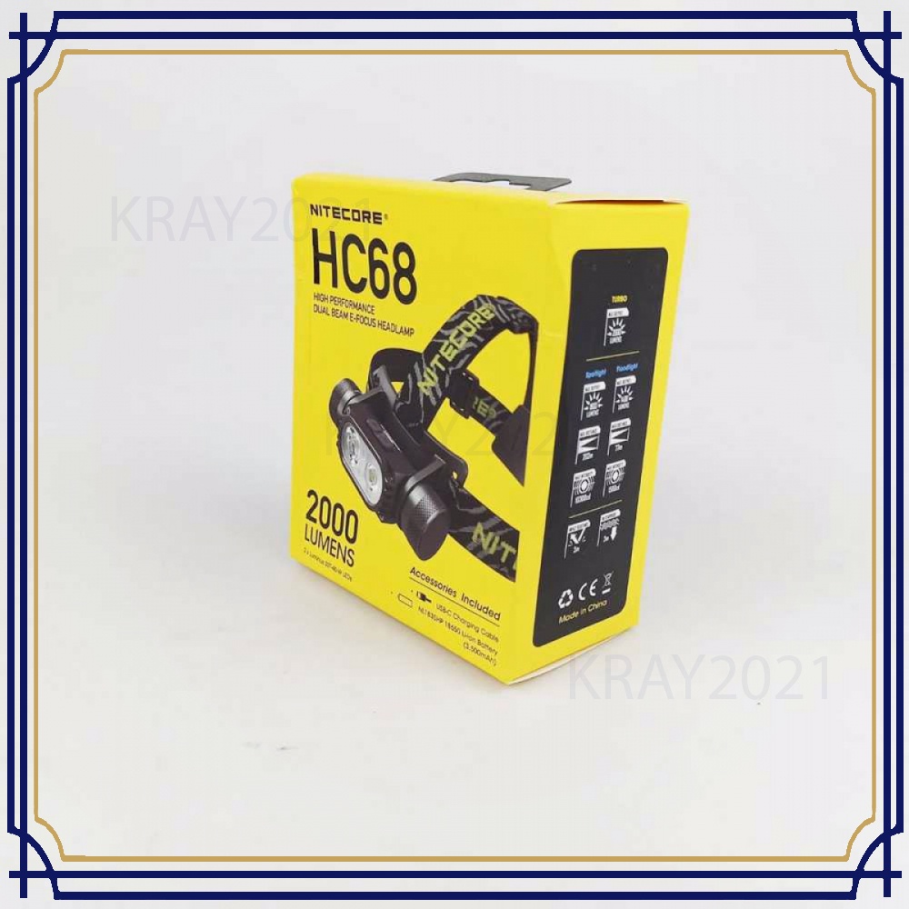 Headlamp Senter Kepala SST-40-W LED 2000 Lumens - HC68