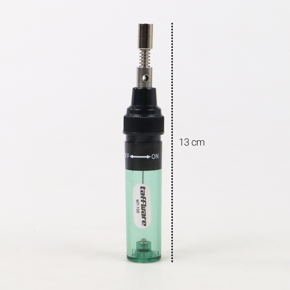 Taffware Solder Gas Butane Portable Iron Pen - MT-100 - Black - 7ROT4QBK