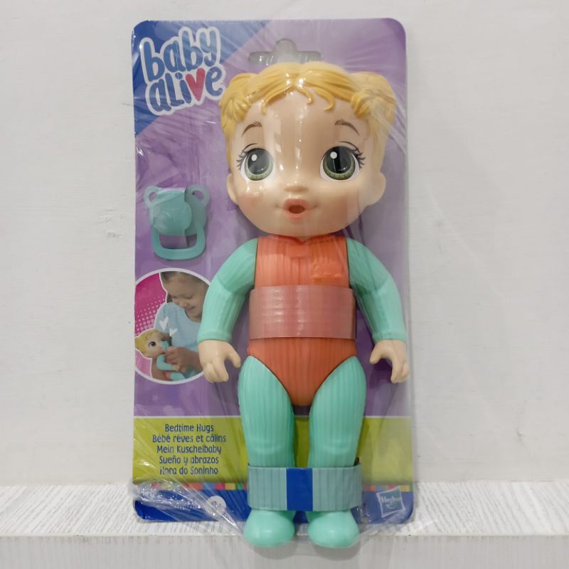 ori original hasbro baby alive BA bedtime hugs hug boneka doll bayi blonde hair rambut pirang mainan anak lovey perempuan girl girls toy toys hadiah kado ultah gift birthday present mua guek full one month