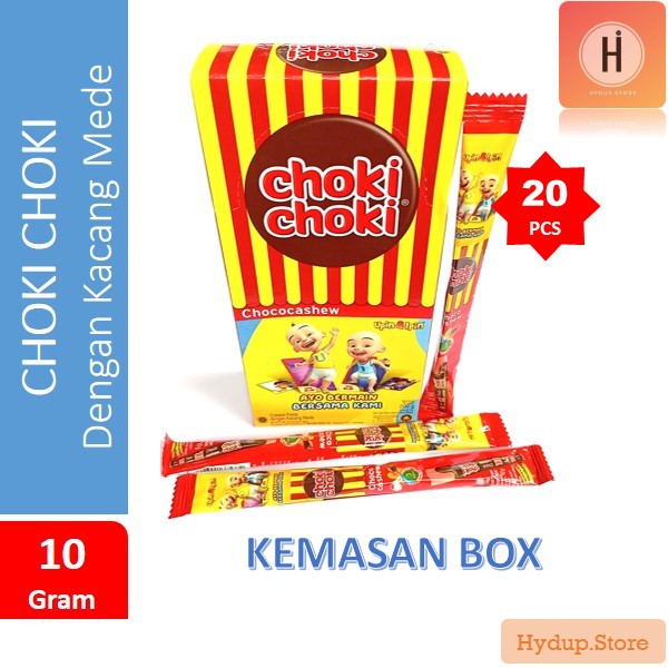 

Choki Choki Cokelat Pasta Satuan & Box isi 20 Pcs Kemasan 10 Gram