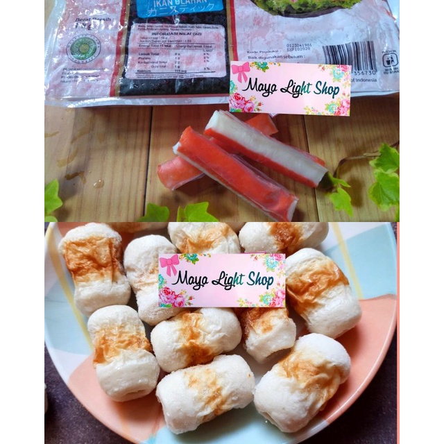 crab stick Cikuwa satuan kani mdntai chikuwa halal harga satuan steamboat shabu shabu seafood frozen food bakso ikan baso