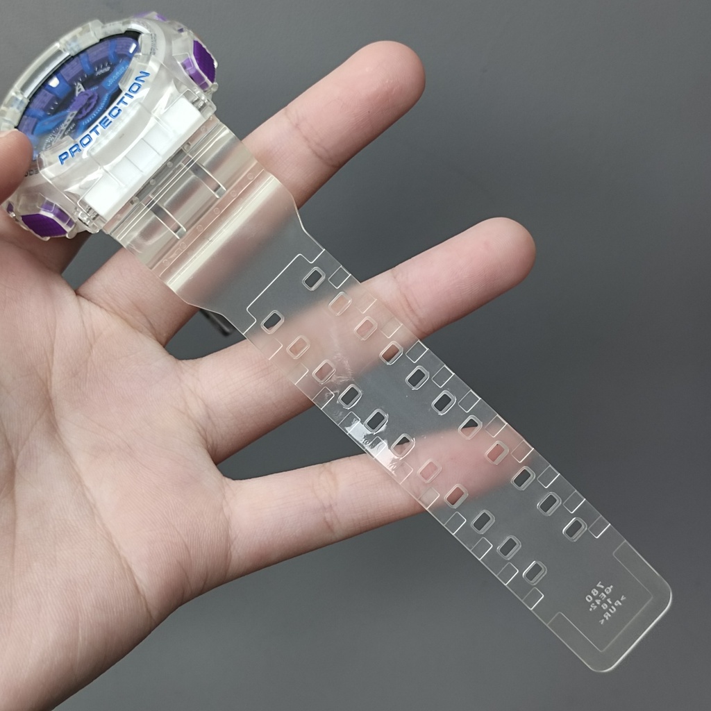 Jam Tangan Pria Casio G-Shock GA110 (Transparent Blue)