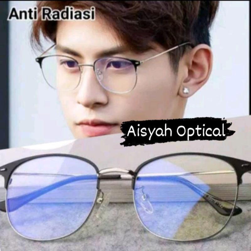 [kacamata anti radiasi photocromic. bluerey kacamata fashion cewek cowok# kacamata..