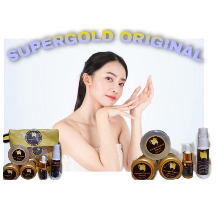 Dikirim secepatnya--CREAM SUPERGOLD ORIGINAL PAKET KOMPLIT