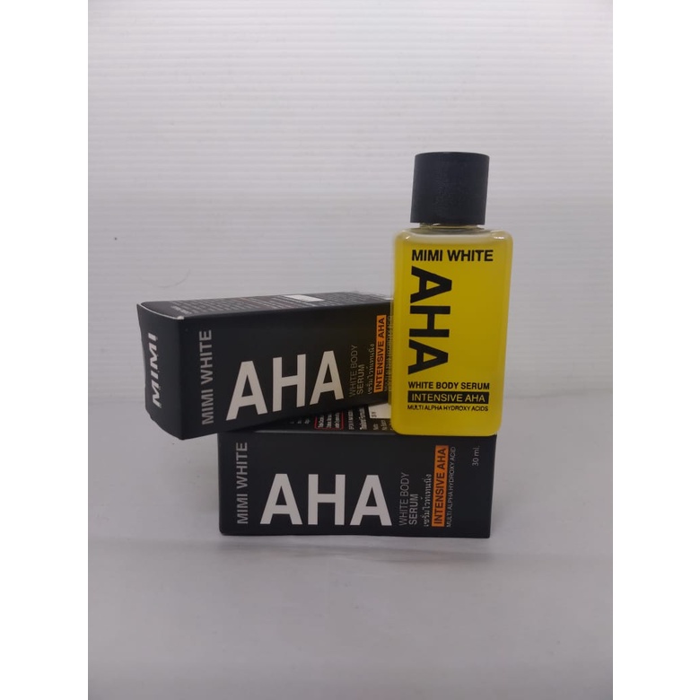 AHA Mimi White Body Serum Original Mencerahkan Kulit 30ml Original