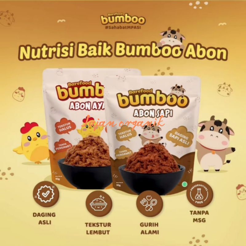 

Barefood Bumboo Abon Sapi - Abon Ayam - Non MSG