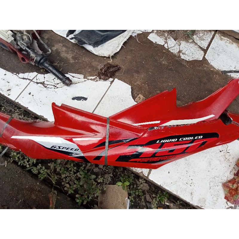 body satria Fu Barong original warna merah siap pakai