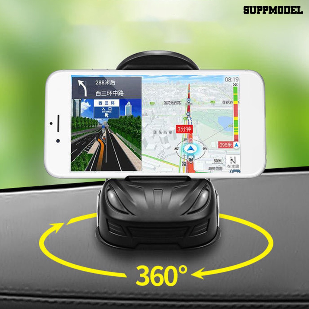 [Auto] Holder Handphone Berputar 360derajat Bentuk Kendaraan Klip Stabil Model Mobil Penyangga Ponsel Holder Untuk Driver