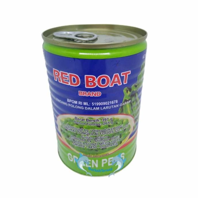 

Kacang Polong Kaleng 397gr / Green Peas Red Boat brand