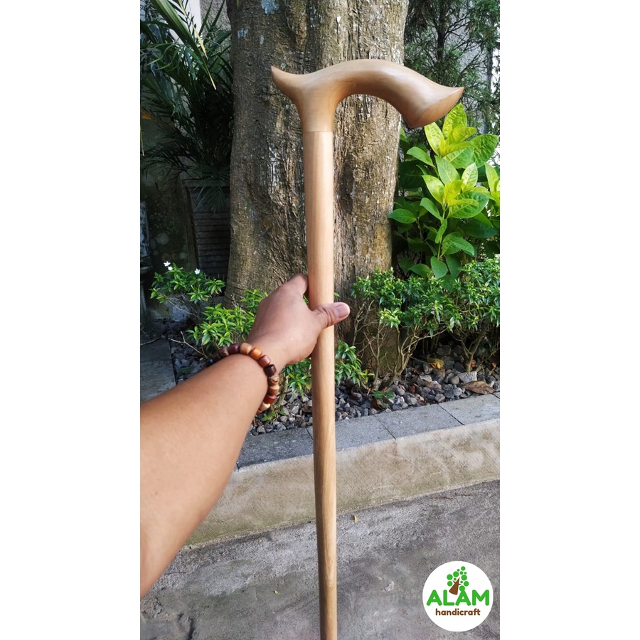 Tongkat jalan kayu cendana wangi