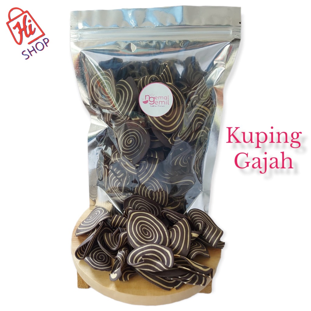 

Snack Kuping Gajah Coklat Jadul Contong Coklat Homemade Kualitas Premium