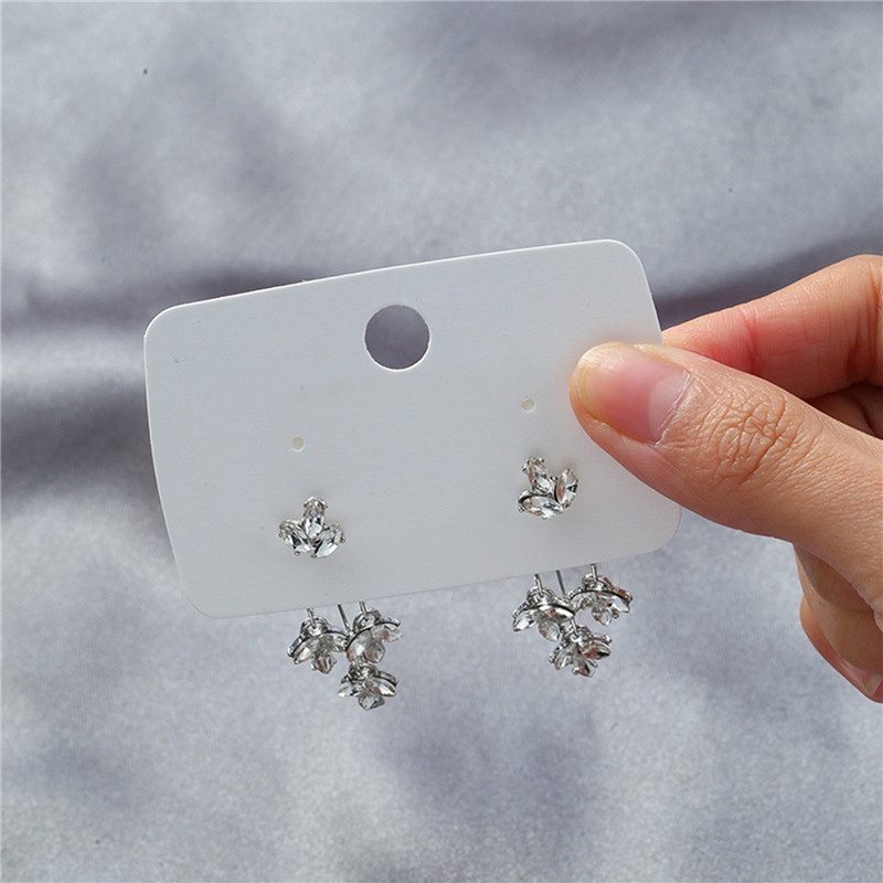 1pasang Fashion Earing Ear Jewelry Anting Stud Telinga Daun Untuk