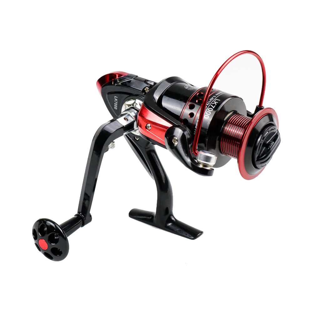 Reel Pancing Alat Memancing Power Handle Spinning LK7000 4.7:1 Ball Bearing 13 Gold Sharking