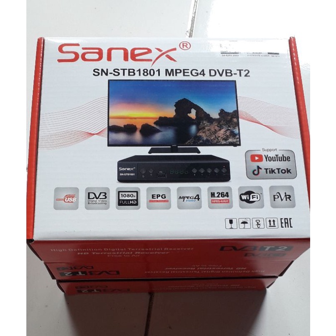 SET TOP BOX SANEX (PENERIMA SIARAN TV DIGITAL)