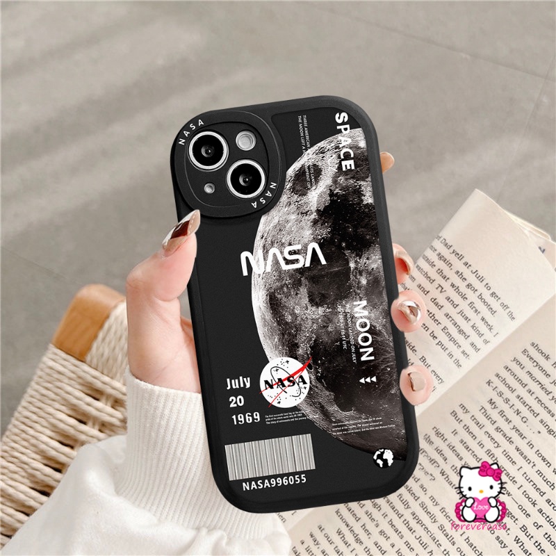 Case NASA Merk Trendy Samsung A12 A50 A30s A03 A04 A32 A13 A04s A23 A73 A50s A53 A03s A02s A21s A52s A22 A33 A11 A20s A72 A31 A10s A20 A52 M23 A71 A51 Soft TPU Back Cover