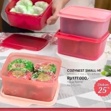 Tupperware CozyNest Small 500ml 4pcs