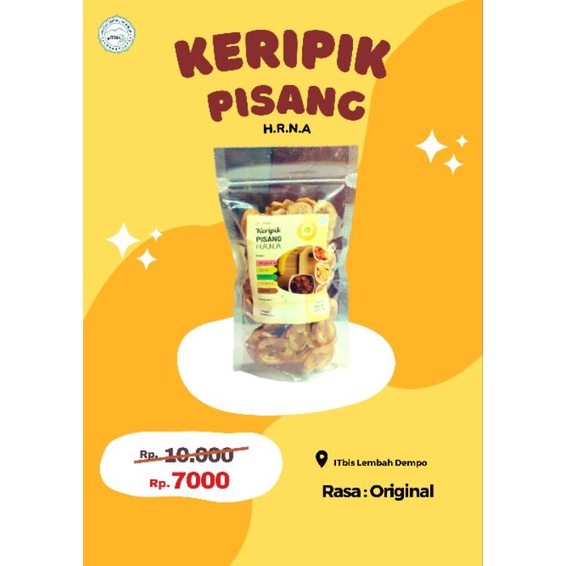 

Keripik Pisang Rasa Original