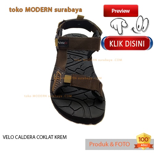 Sandal pria casual sandal gunung slide embos VELO CALDERA