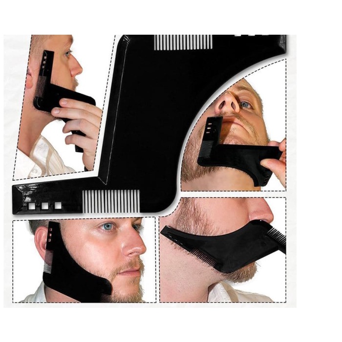 Alat Cukur Rambut Beard Shaping Styling /SISIR PEMBENTUK JENGGOT/BREWOK/ALAT CUKUR(A0V8) Alat Cukur 