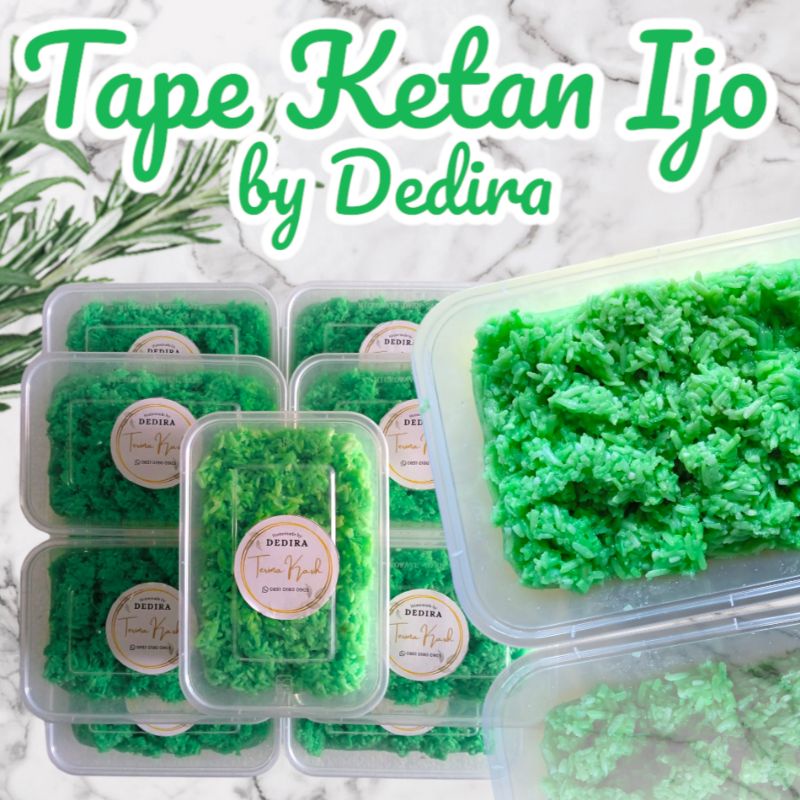 

Tape Ketan Hijau / Ijo Handmade