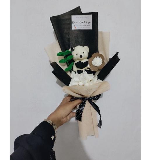 

《packingaman》 ( TEDDY HCN ) Bucket bunga Teddy bear mini