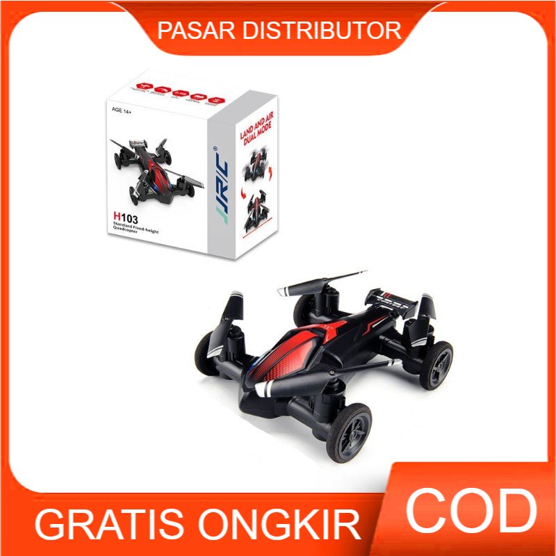 Mainan Anak MOBIL PLANE H103 RC Mobil Terbang Remote Control Land Air