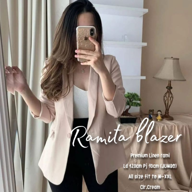 BLAZER/JAS BSJU WANITA SUPER JUMBO LD 120 CM RAMITA BLAZER WANITA BEAUTY