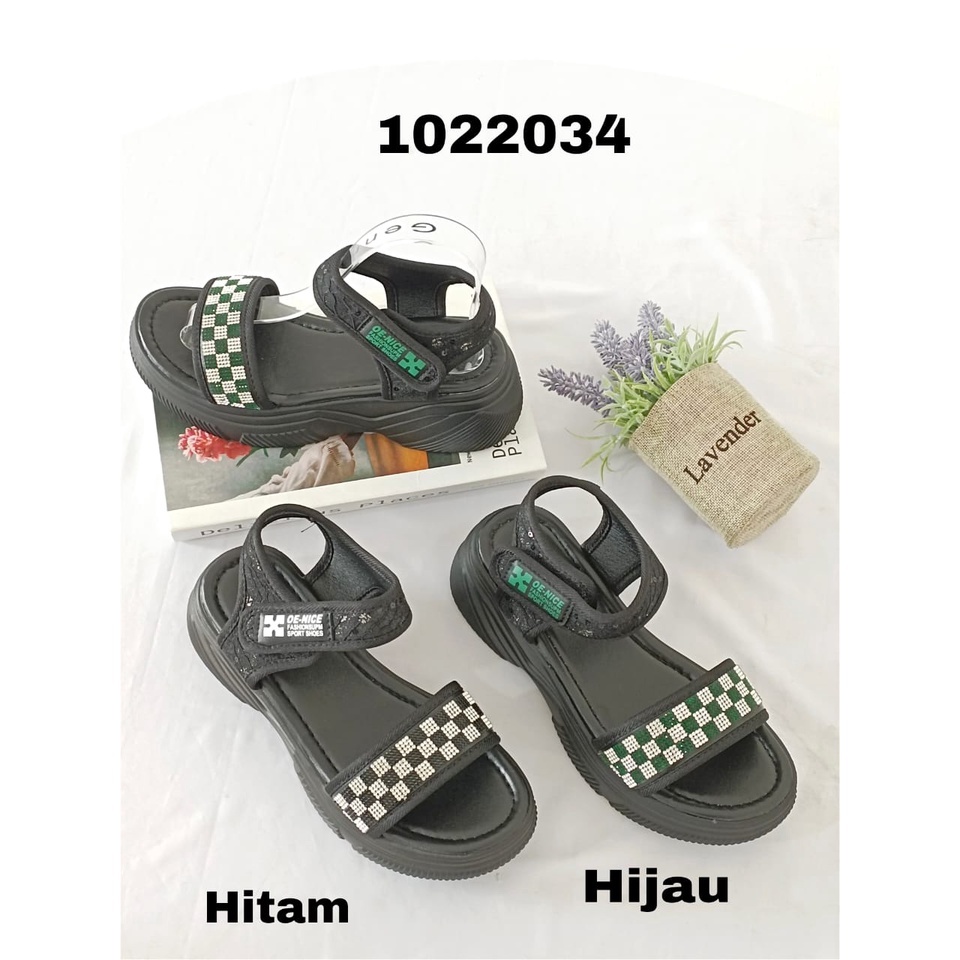 GENNY SANDAL TALI BELAKANG WANITA IMPORT (1022034)
